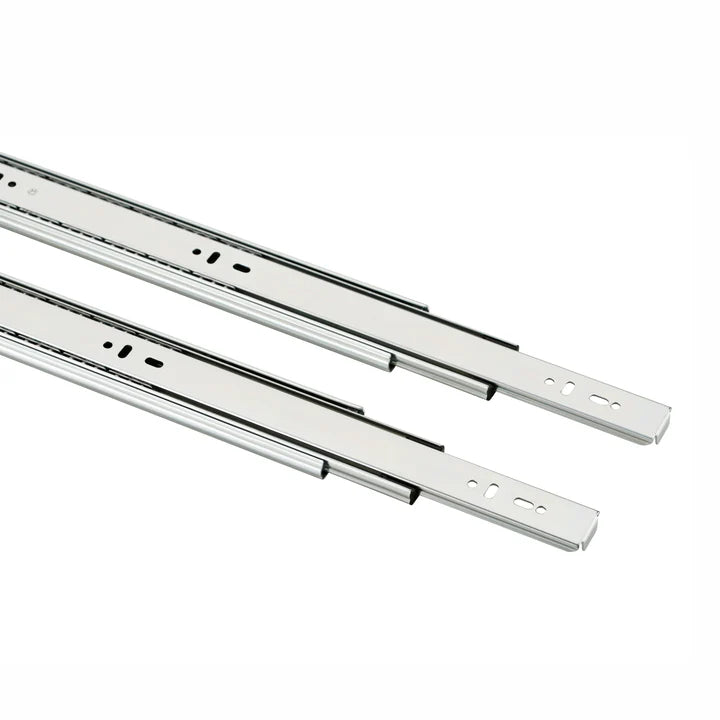 IPSA Telescopic Drawer Channel, Soft Close, 35kg Zinc (Set of 2Nos)