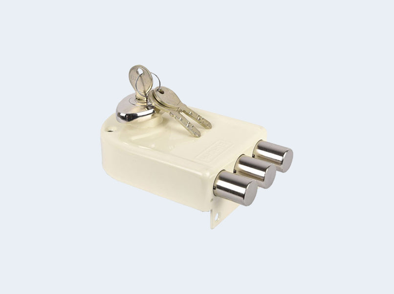 Europa 8123 High Security Main Door Lock with 3 Dead Bolts & 14 Pin Dimple Key Technology