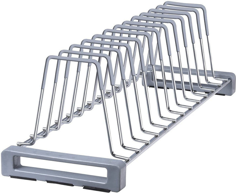 Plate Holder stand Stainless Steel for Kitchen Drawer