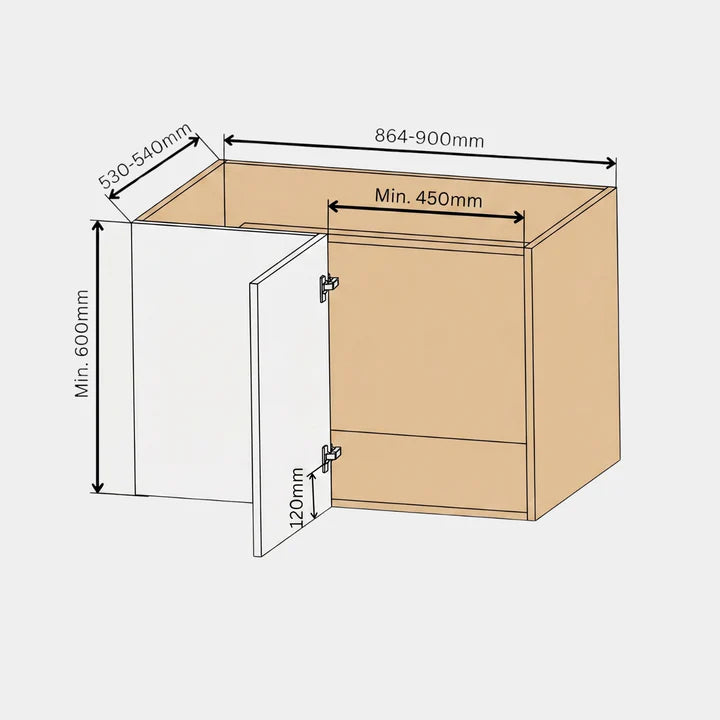 Ebco Magic Corner Max 90 Kitchen Organizer (Anthracite Finish) MCM90
