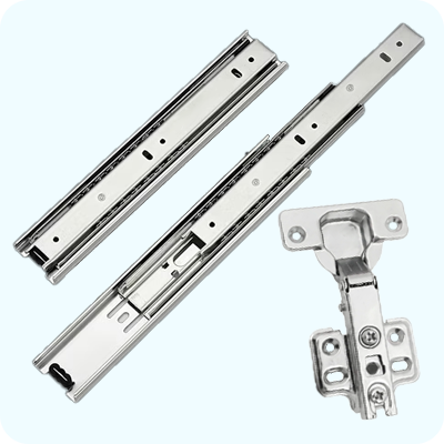 Drawer Slides and Hinges