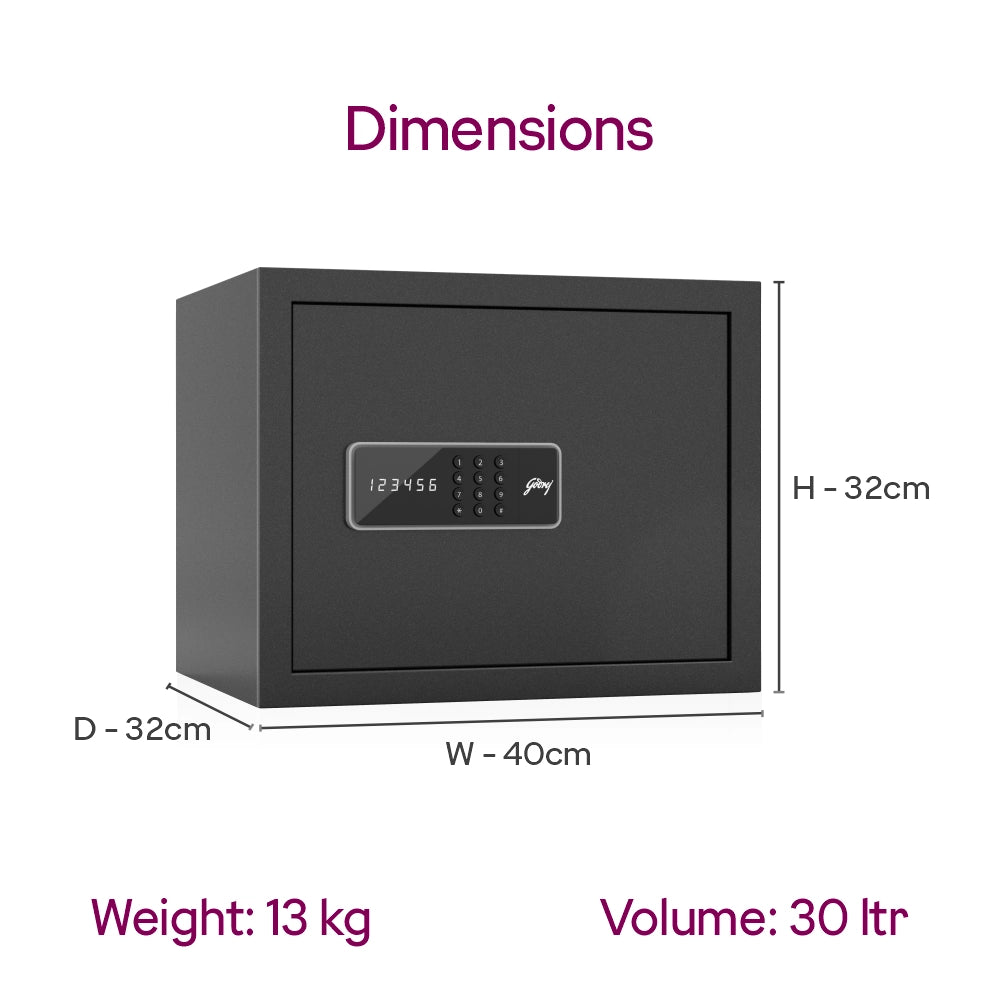 Godrej NX Pro Digital Ebony Home Locker