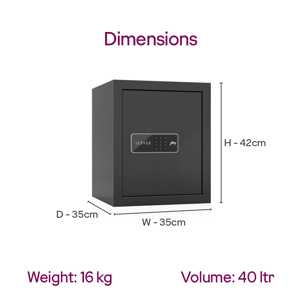 Godrej NX Pro Digital Ebony Home Locker