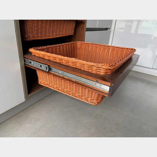 Ebco Wicker Basket, Soft Close