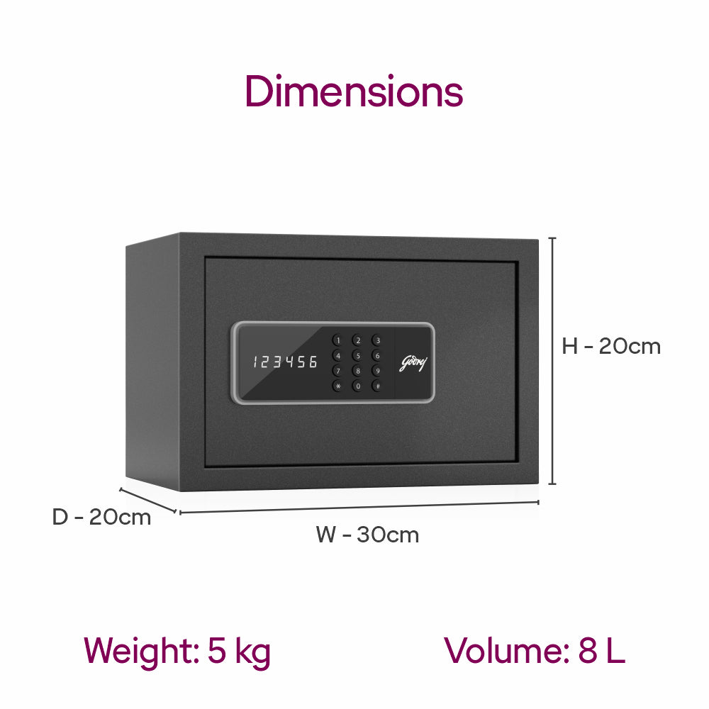 Godrej NX Pro Digital Ebony Home Locker