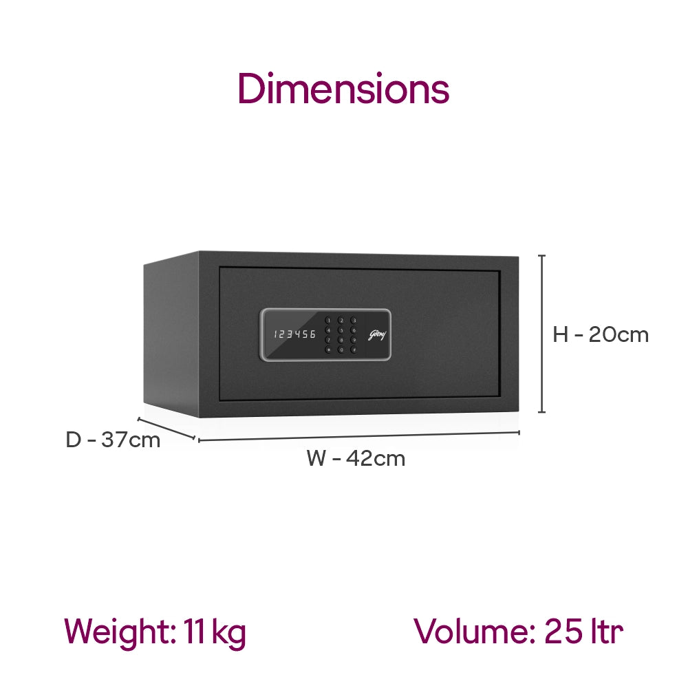 Godrej NX Pro Digital Ebony Home Locker