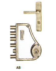 H947 HEXABOLT - WITH 5 DEAD BOLTS & 1 LATCH BOLT WITH PLATE HANDLE