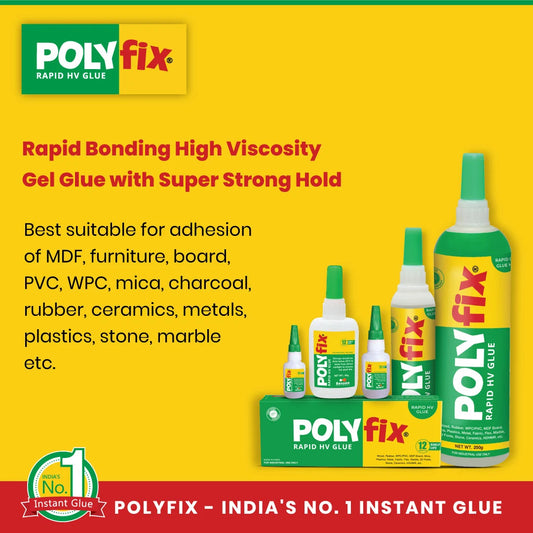 Polyfix Rapid HV Glue MDF, Furniture, PVC, WPC
