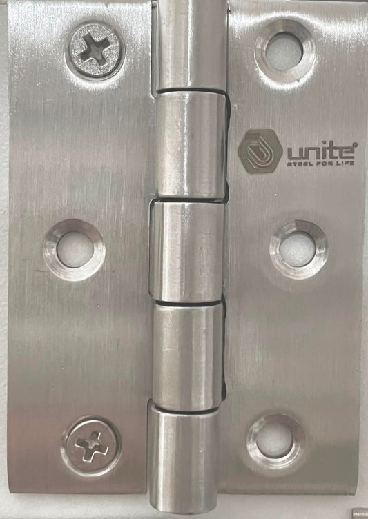 UNITE Door Butt Hinges, Stainless Steel
