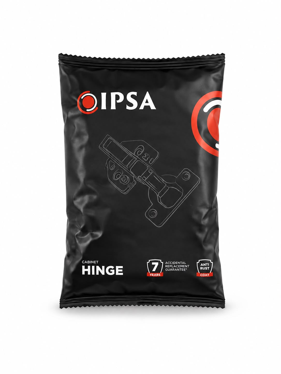 IPSA Auto Hinges, With Soft Close (Set Of 2Nos)