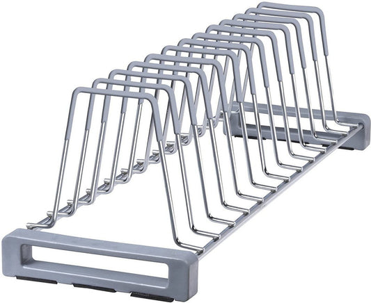 Plate Holder stand Stainless Steel for Kitchen Drawer