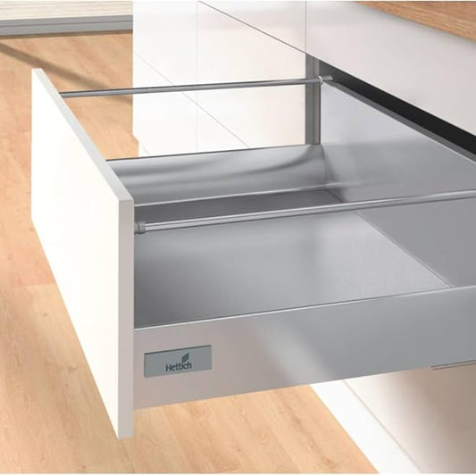 Hettich InnoTech Tandem Box, Silver, 470mm, 30Kg, Full Set