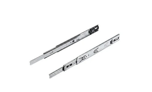 Hettich KA 4732 Telescopic Channel, Soft Close, 35 kg Capacity, Zinc
